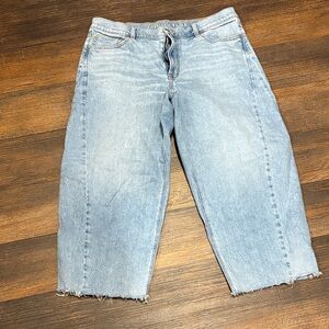 Light Blue Barrel Denim Jeans
